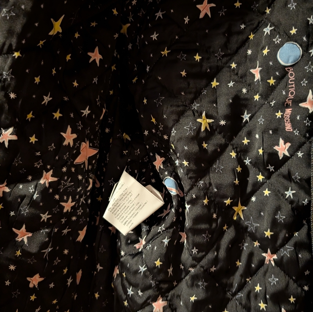 Moschino Denim Moon and Stars Jacket size US 12 - Picture 6 of 9